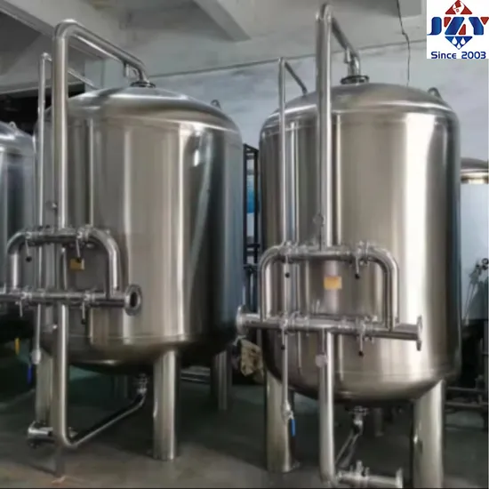 Serbatoio del filtro di colore verde del materiale del filtro dell'acqua della sabbia del quarzo di Guangzhou
