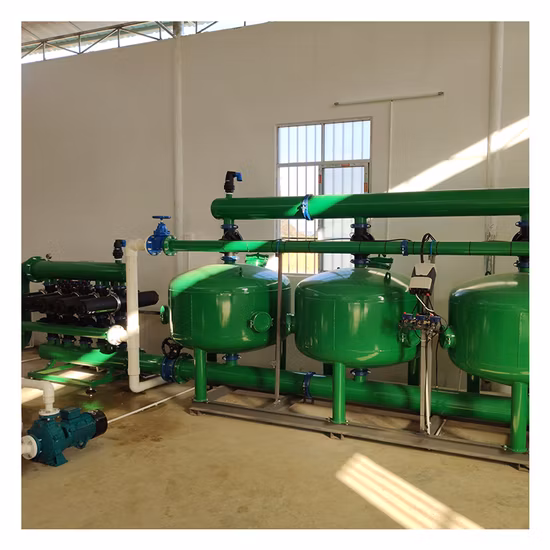 Filtro a sabbia per irrigazione agricola con sabbia di quarzo